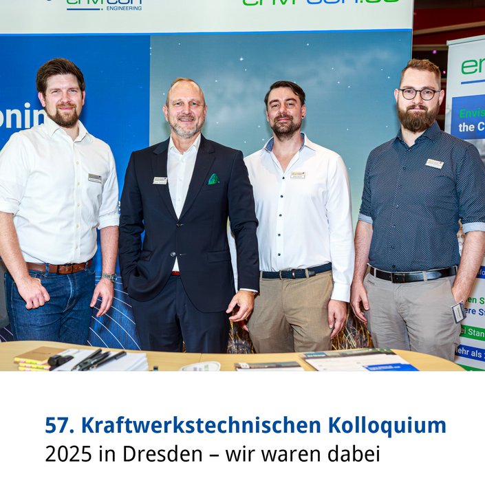 Wir waren auf dem 57. Kraftwerkstechnischen Kolloquium 2025 in Dresden! ⚙️🔋
Ein spannender Branchentreff mit... Wir waren auf dem 57. Kraftwerkstechnischen Kolloquium 2025 in Dresden! ⚙️🔋
Ein spannender Branchentreff mit...