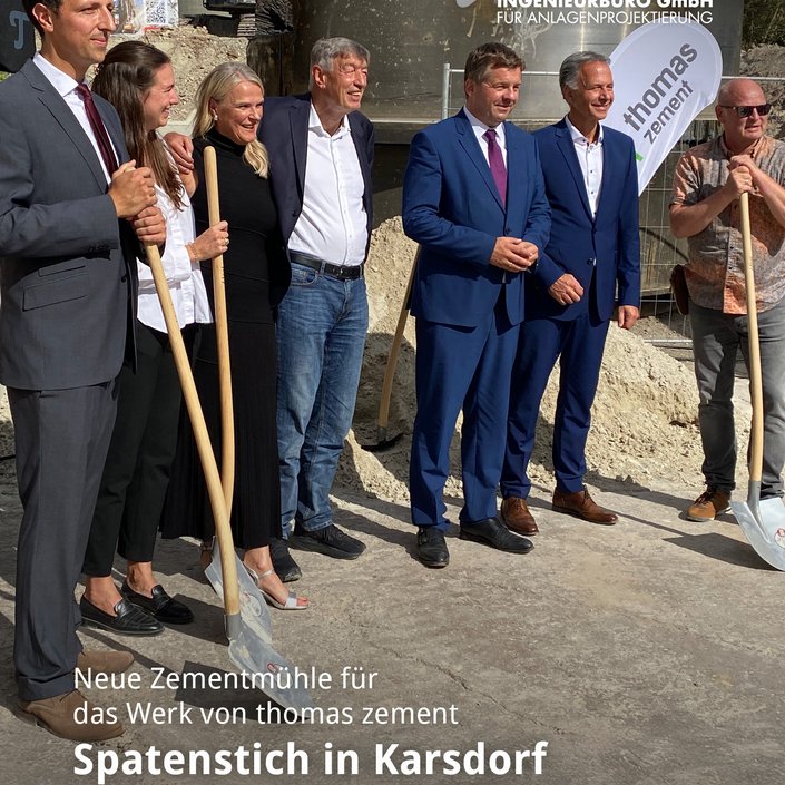Spatenstich für die neue Zementmühle in Karsdorf. 🏗️
Die thomas gruppe investiert mehr als 50 Millionen Euro in den... Spatenstich für die neue Zementmühle in Karsdorf. 🏗️
Die thomas gruppe investiert mehr als 50 Millionen Euro in den...