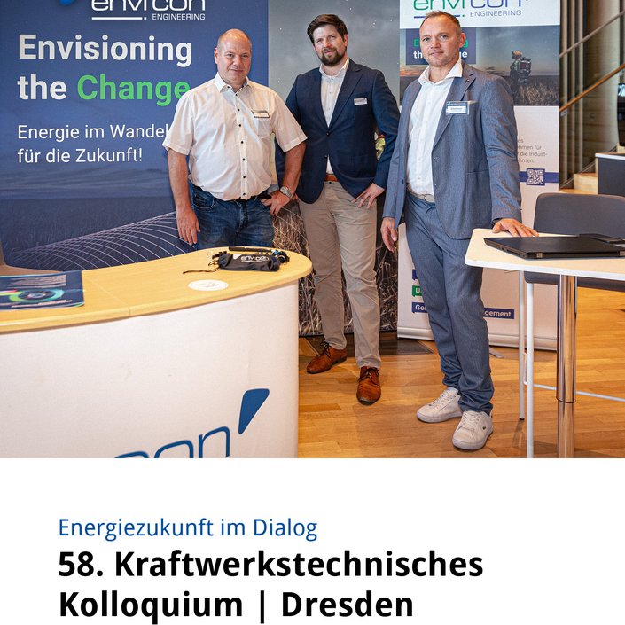 ⚡ Energiezukunft braucht Know-how und Austausch!
Am 6. und 7. Oktober waren wir als Envi Con Engineering GmbH beim 58.... ⚡ Energiezukunft braucht Know-how und Austausch!
Am 6. und 7. Oktober waren wir als Envi Con Engineering GmbH beim 58....